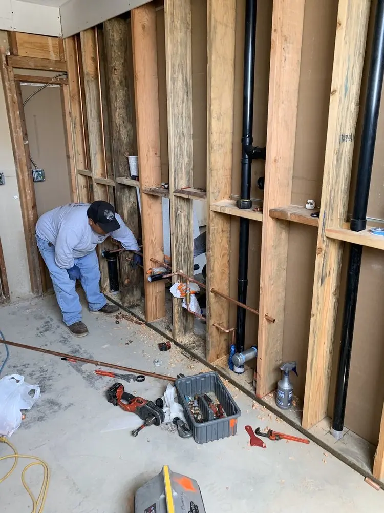 Commercial rough-in plumbing for Gas Line Repair in Sharon Hill